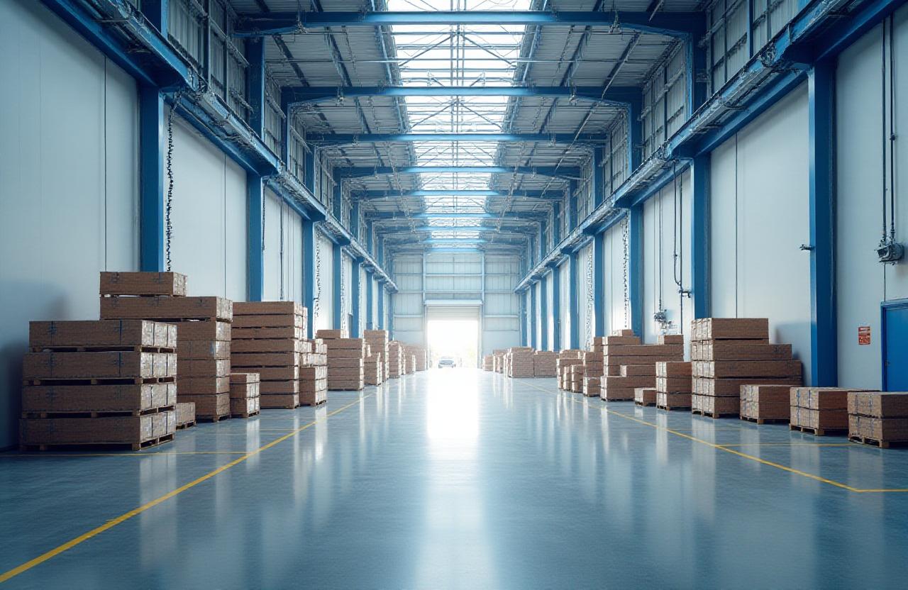 Modern logistics warehouse at 1111 Instrument Dr.