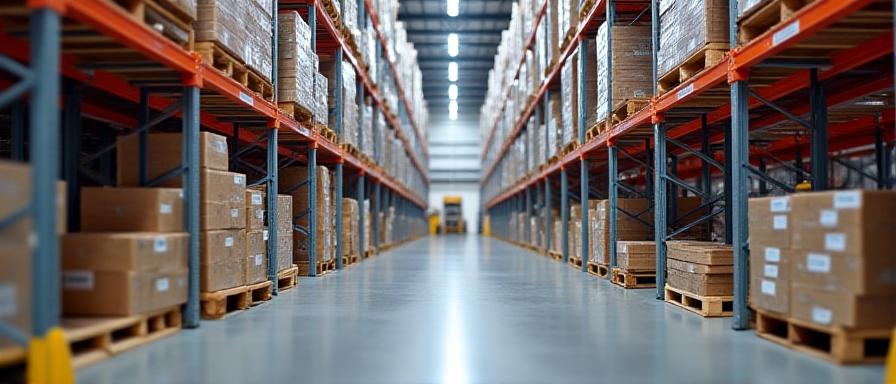 Extensive warehouse racking and inventory system